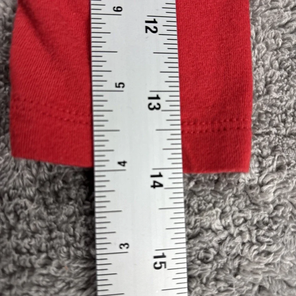 Carter's Kid Long Sleeve T-Shirt Kids Size 5/5A Red‎ Christmas Santa